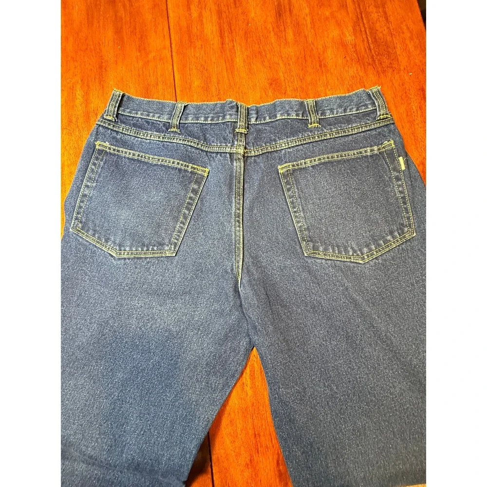 Red Head Brand Co Mens 38x32 Straight‎ Leg Blue Denim Jeans Medium Wash Cotton